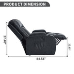 PU Infinite Position Up to 350 lb Single Motor Power Lift Recliner Chair detail image 15