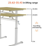 Height Adjustable Study Desk for Home Office workspace desk setup