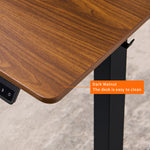 48" x 24" Electric Standing Desk workspace desk setup