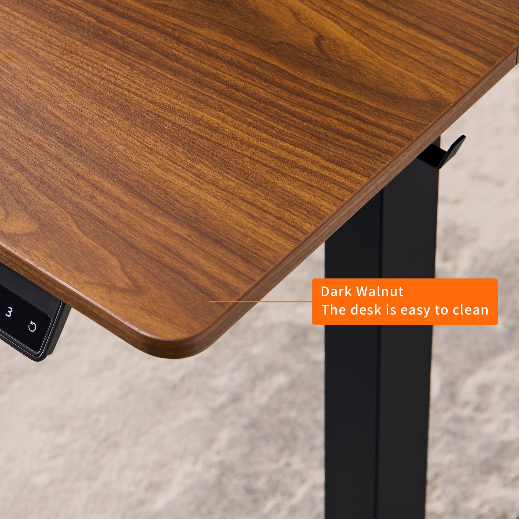 48" x 24" Electric Standing Desk workspace desk setup