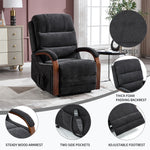 Power Chenille Lift Recliner Chair Dual Motor Infinite Position Up to 350 Pounds detail image 66