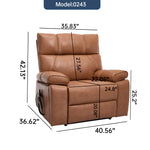 Dual-Motor Power Lift Recliner with Heat & Massage, 350 lb Capacity detail image 170
