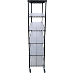 6-Tier NSF Wire Shelving Unit, 6000 lb Capacity for workshop, garage, storage, or utility use
