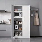 Locking Steel Garage Storage Cabinet with 4 Adjustable Shelves for workshop, garage, storage, or utility use