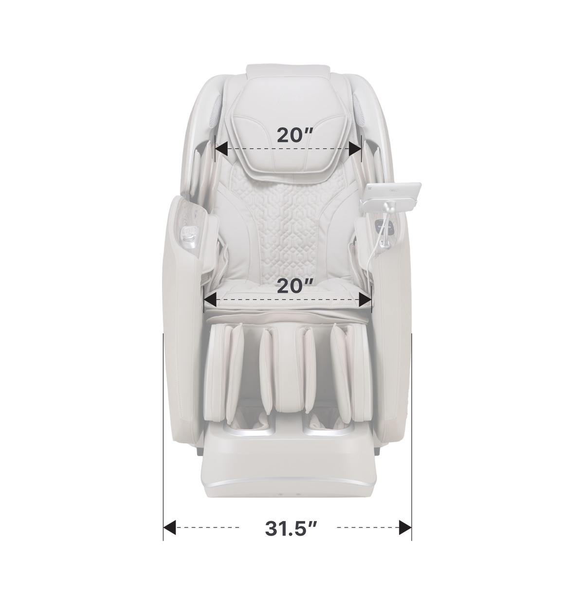 Osaki 4D Manhattan Duo Massage Chair detail image 32
