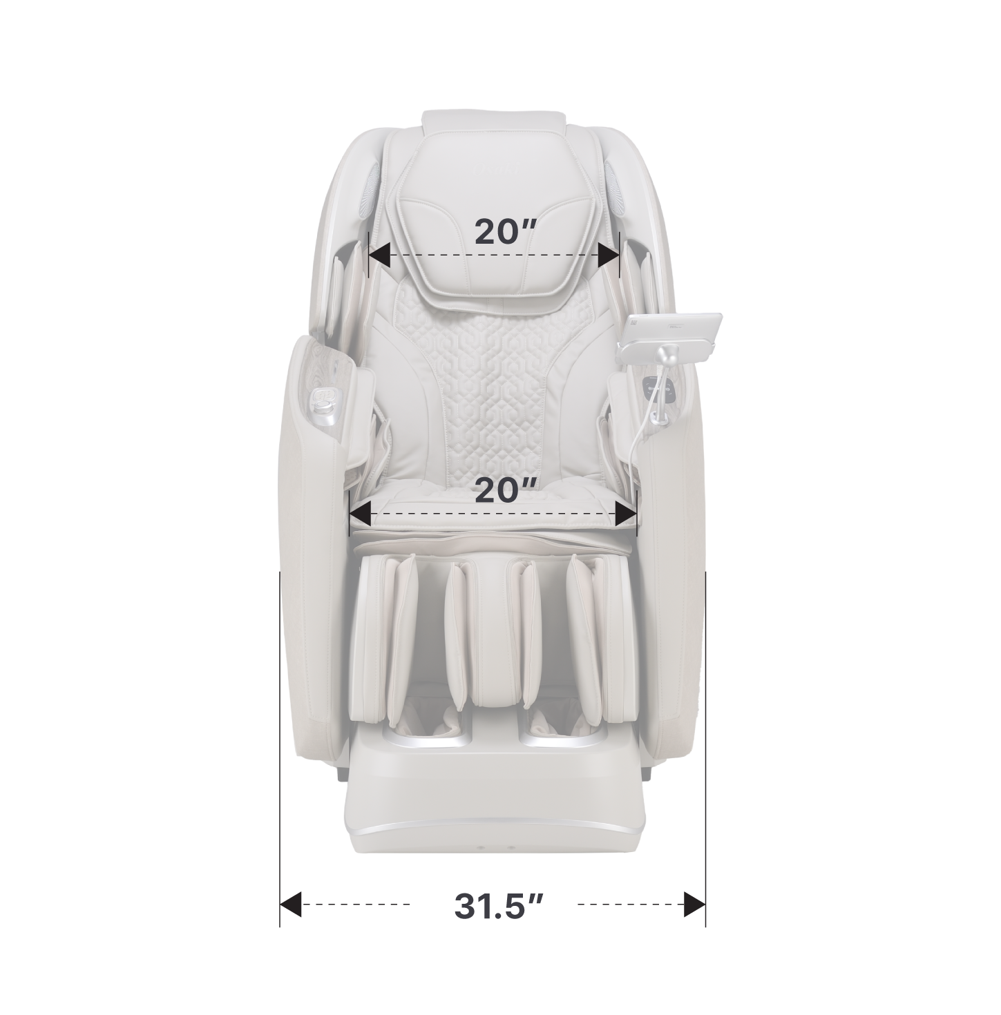 Osaki 4D Manhattan Duo Massage Chair detail image 32