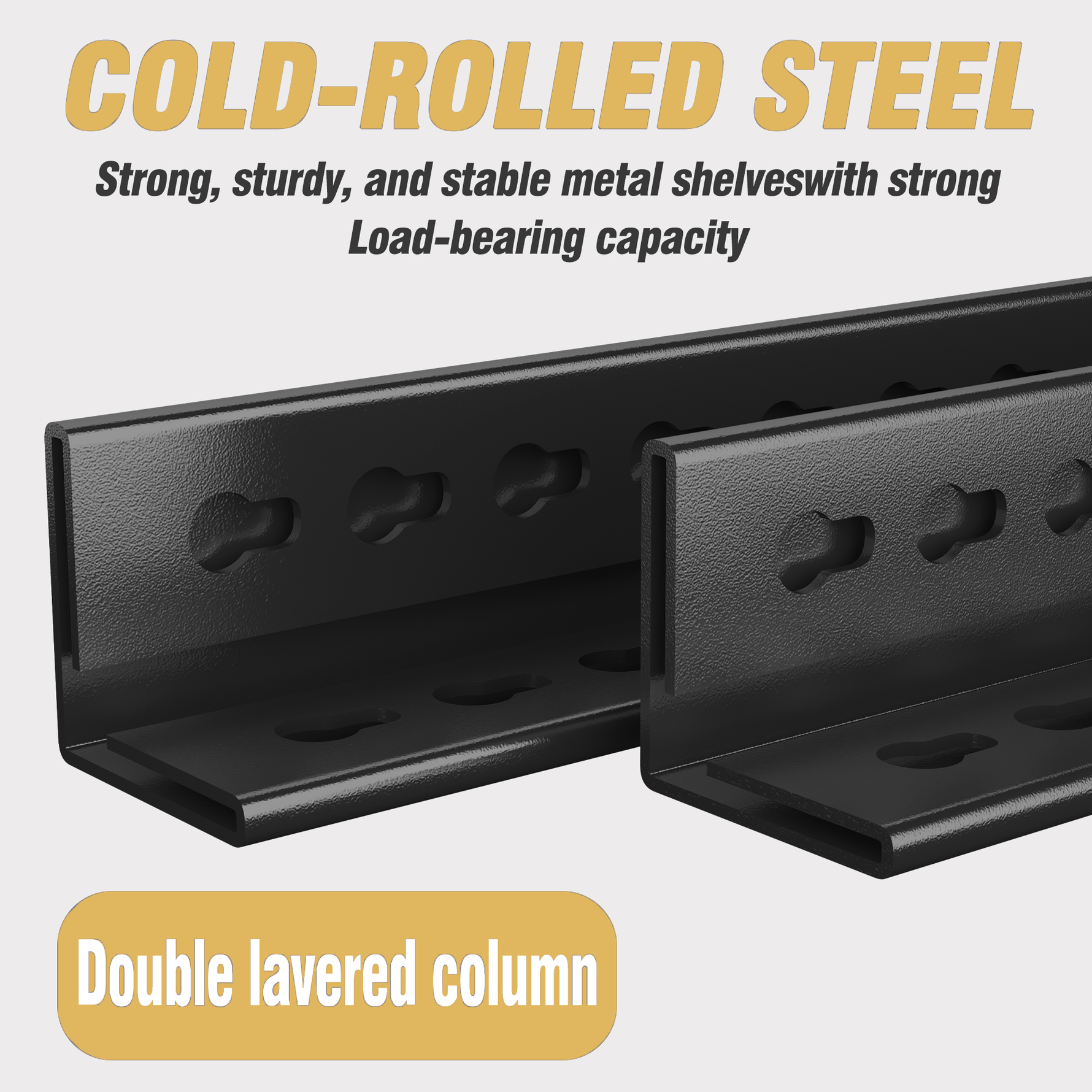Heavy-Duty Adjustable Metal Storage Shelving Units for workshop, garage, storage, or utility use