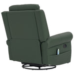 Modern PU Leather Manual Recliner Chair with 270° Swivel, Massage detail image 11