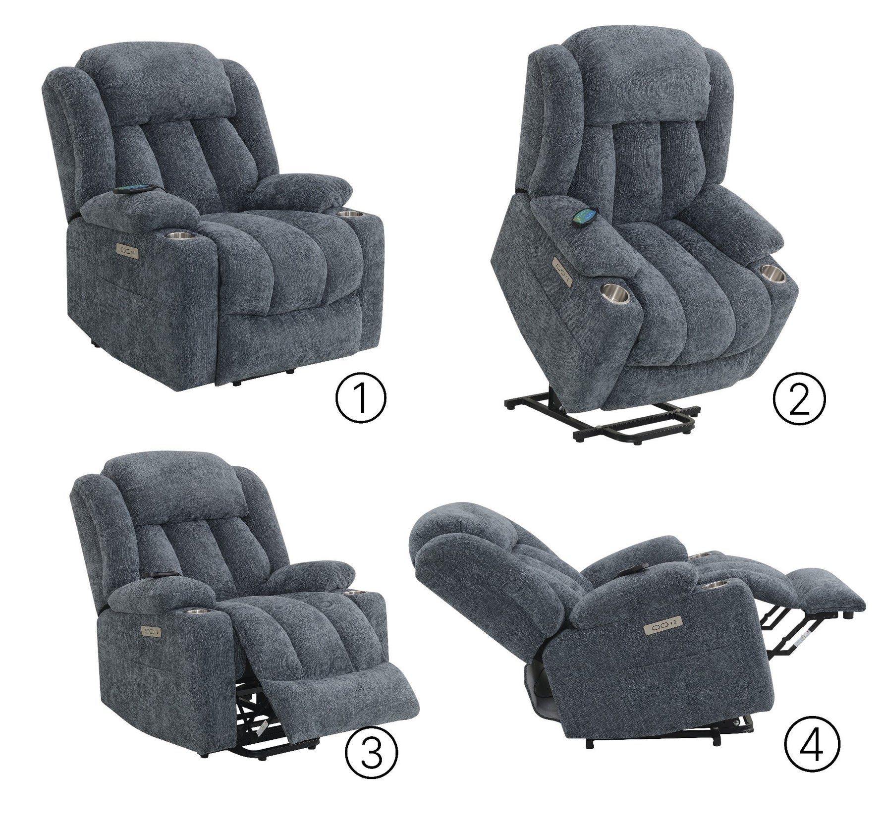 Power Lift Heat & Massage Recliner detail image 30