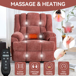Dual-Motor Heat & Massage Power Lift Recliner, 350 lb Capacity detail image 85