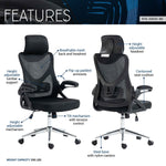 Techni Mobili Ergonomic Office Chair with Headrest product image