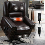 Large Dual-Motor Power Lift Heat & Massage Recliner detail image 115