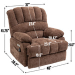 Chenille Power Lift Recliner detail image 56
