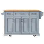 54 in. Rolling Kitchen Island with Drop Leaf & Storage product view 80