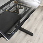 Hand Crank Adjustable Drafting Table with Drawers & Stool hobby and puzzle table