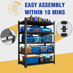 Heavy-Duty Adjustable Metal Storage Shelving Units for workshop, garage, storage, or utility use