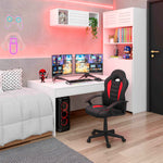 Techni Mobili Student Racer Office Chair, Red for home office seating