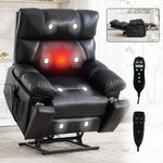 Dual-Motor Power Lift Recliner with Heat & Massage, 350 lb Capacity detail image 23