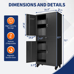 Metal Storage Cabinet with Drawer for workshop, garage, storage, or utility use