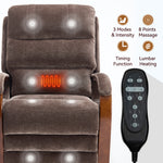 Power Chenille Lift Recliner Chair Dual Motor Infinite Position Up to 350 Pounds detail image 25
