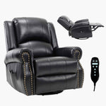 Heat Massage Manual Recliner Chair with Rocker and Swivel for Living Room detail image 96