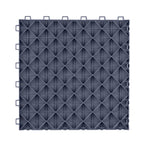 PVC Interlocking Drainage Garage Floor Tiles, 12" x 12" x 0.5" for workshop, garage, storage, or utility use