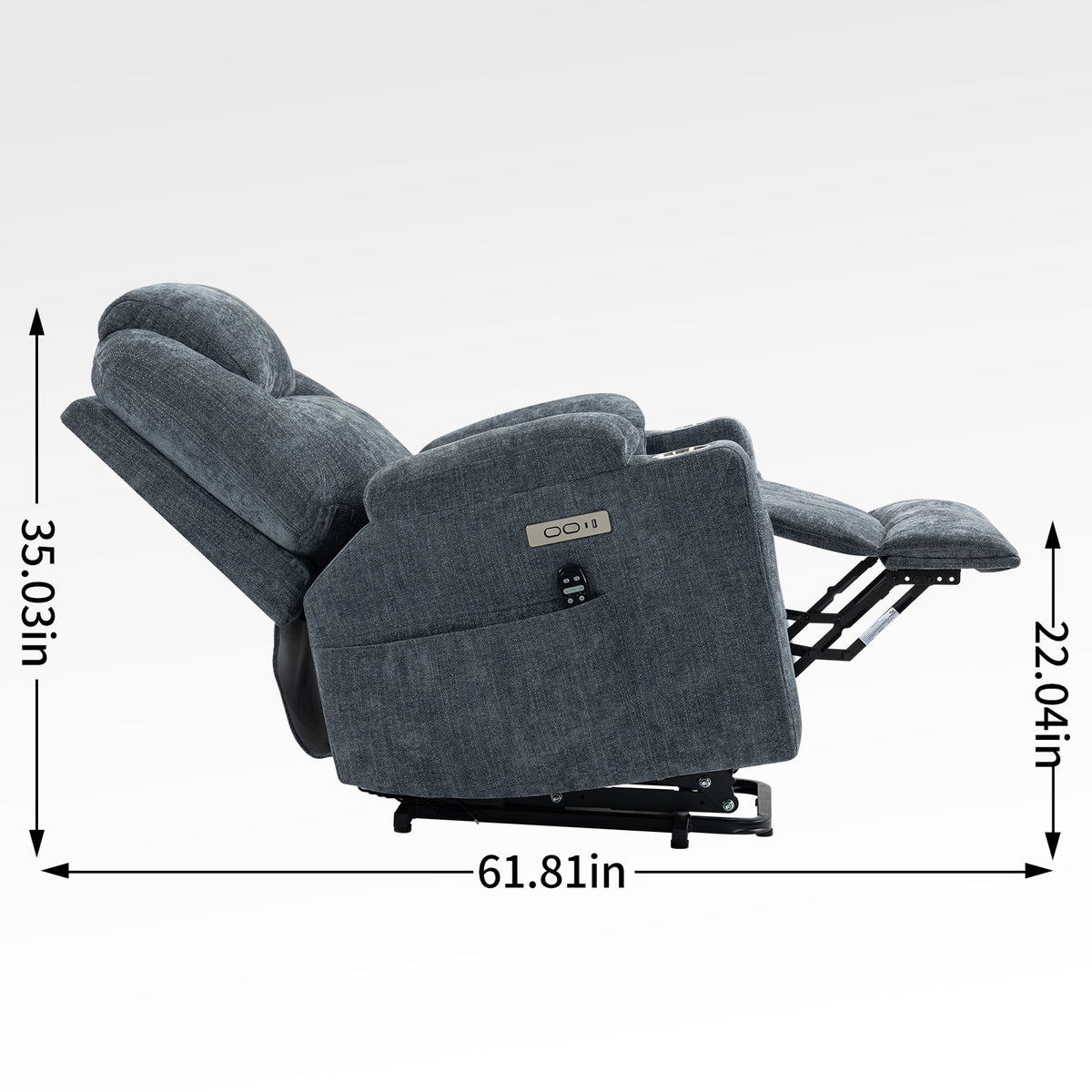 Dual-Motor Leather-Air Power Lift Recliner detail image 69