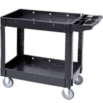Heavy-Duty Rolling Utility Service Cart with 360° Swivel Wheels for workshop, garage, storage, or utility use