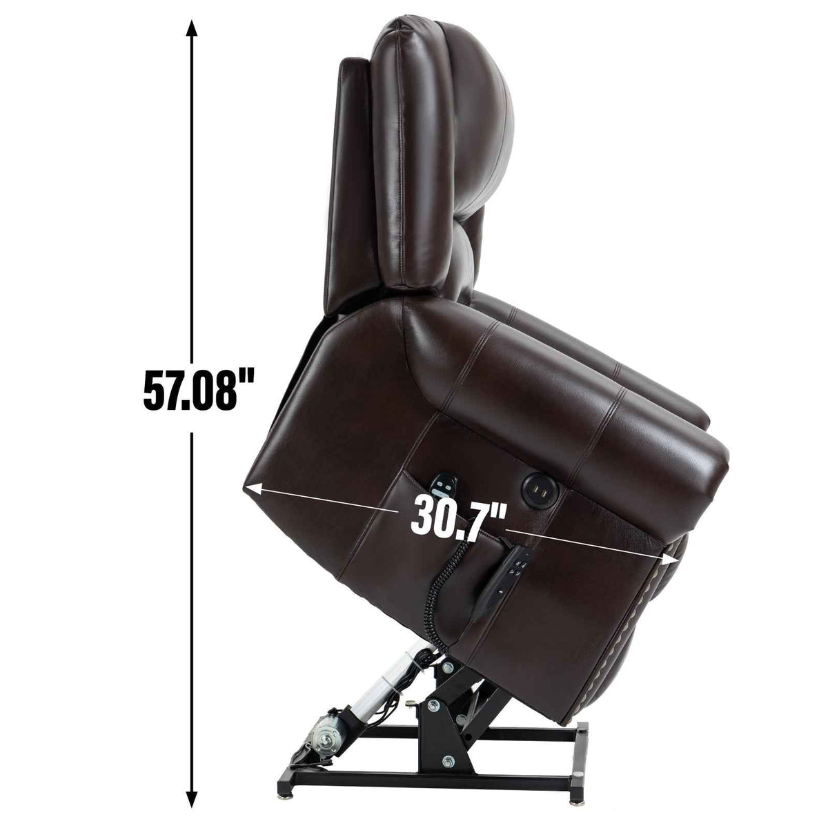 Large Dual-Motor Power Lift Heat & Massage Recliner detail image 99