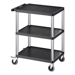 Heavy-Duty Rolling Utility Service Cart with 360° Swivel Wheels for workshop, garage, storage, or utility use