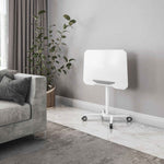 Techni Mobili White Sit-to-Stand Mobile Laptop Cart mobile laptop workstation