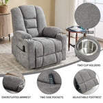 Large Dual-Motor Power Lift Heat & Massage Recliner detail image 27