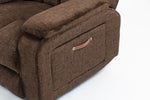 Oversized Lay Flat Recliner with Heat and Massage, Extended Footrest, Cup Holderr detail image 4
