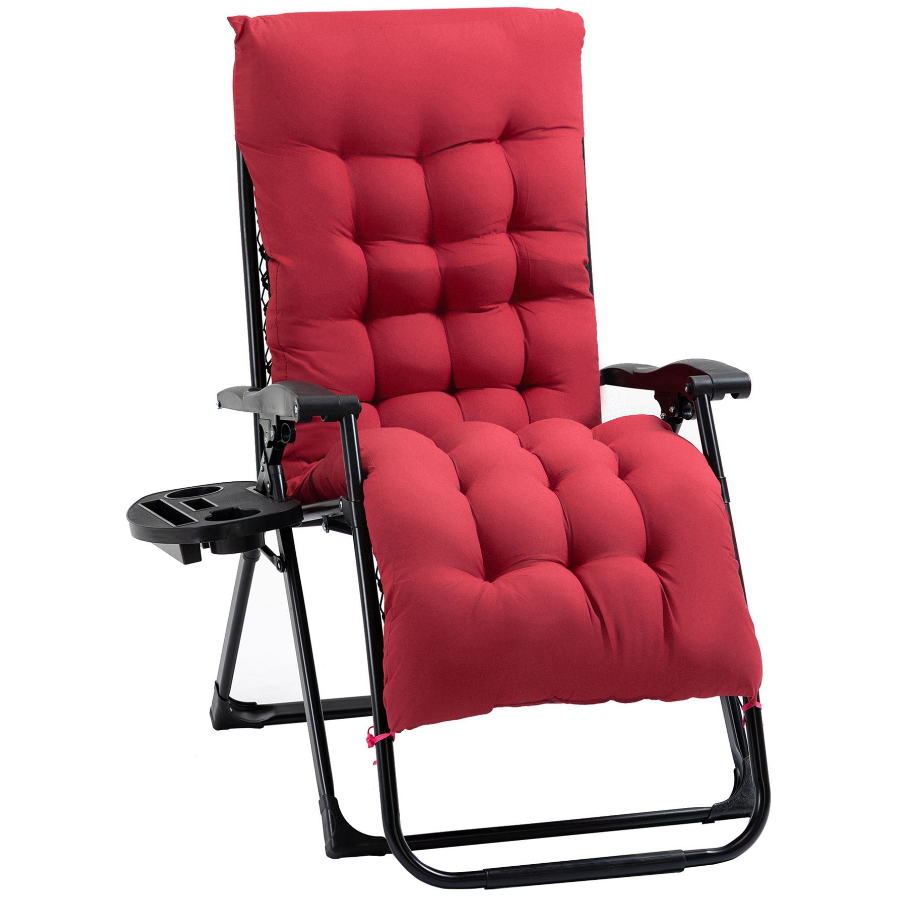 Outsunny Padded Zero Gravity Reclining Lounge Chair product image