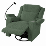 Electric Power Recliner Chair with Heat and Massage, 270° Swivel detail image 41