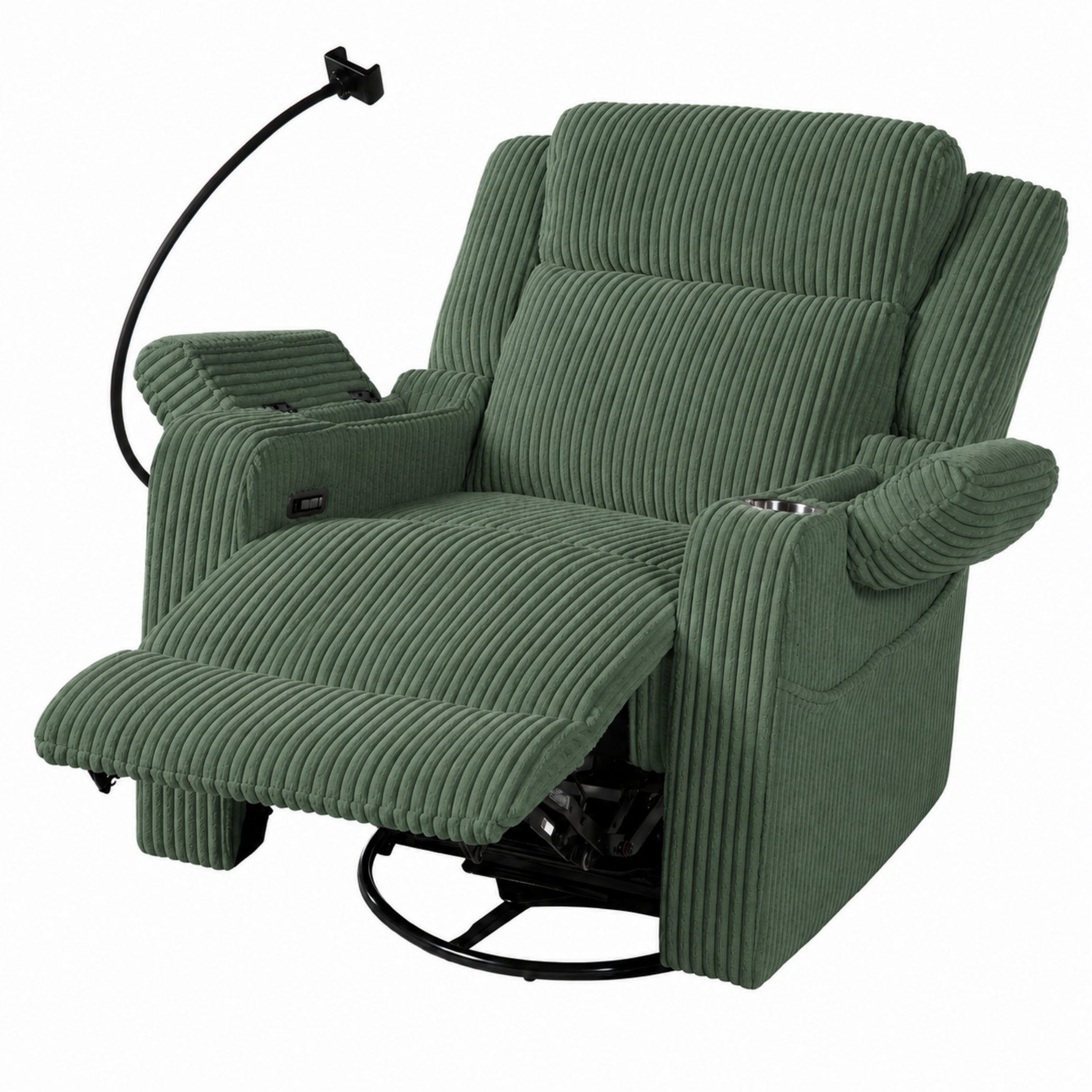 Electric Power Recliner Chair with Heat and Massage, 270° Swivel detail image 41