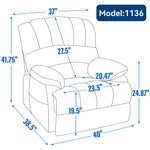 Chenille Power Lift Recliner detail image 55