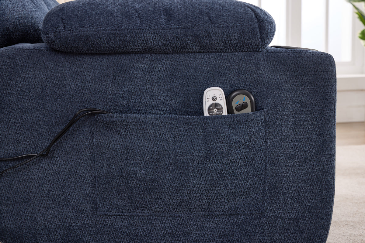 Fabric Heat & Massage Recliner detail image 39