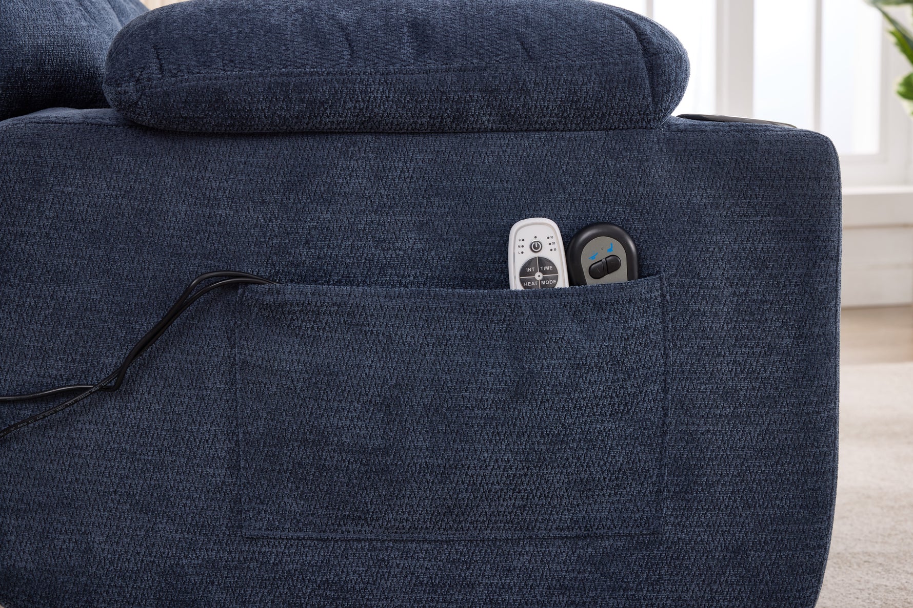 Fabric Heat & Massage Recliner detail image 39