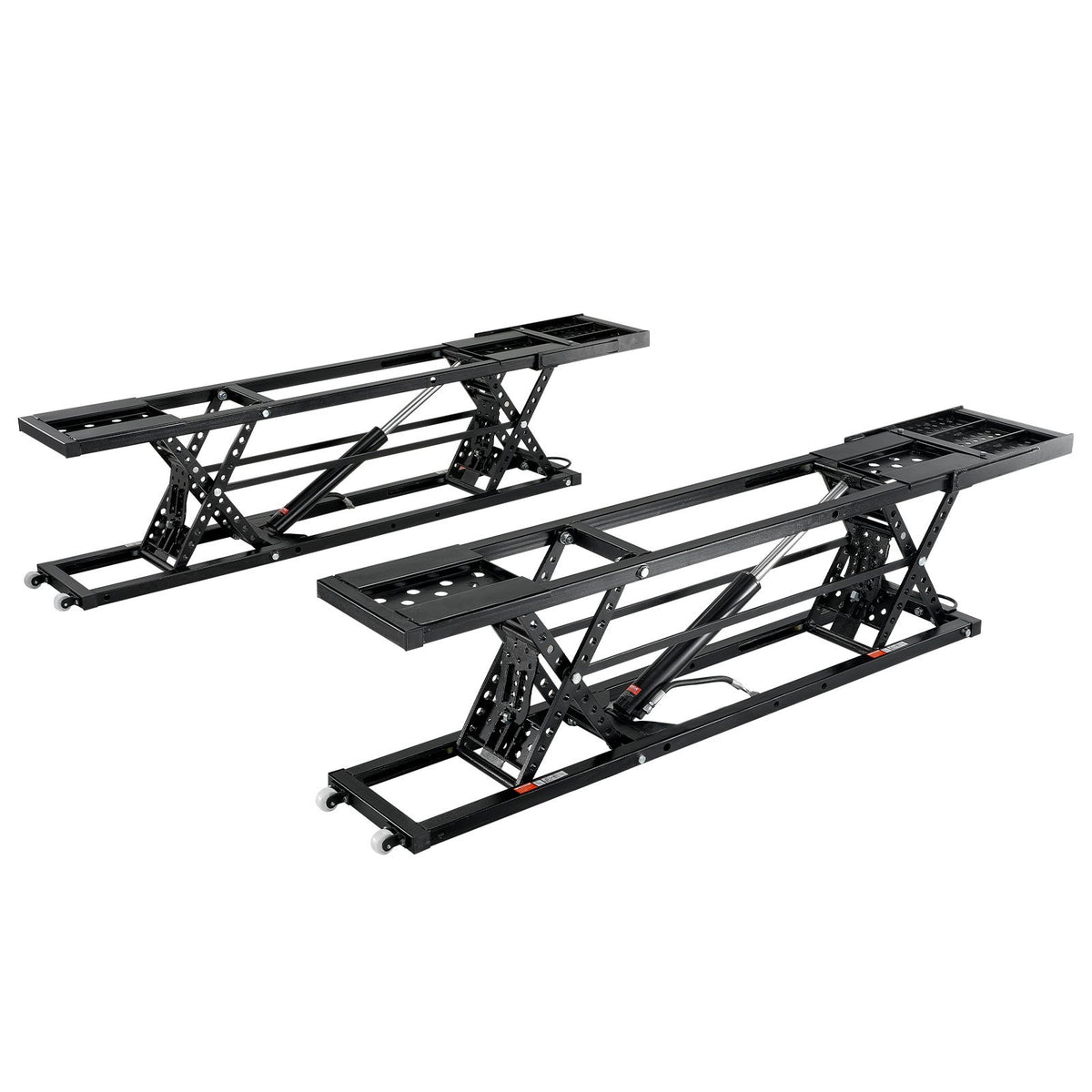 VEVOR 7,000 lb Portable Car Lift with Extended-Length Plates for workshop, garage, storage, or utility use