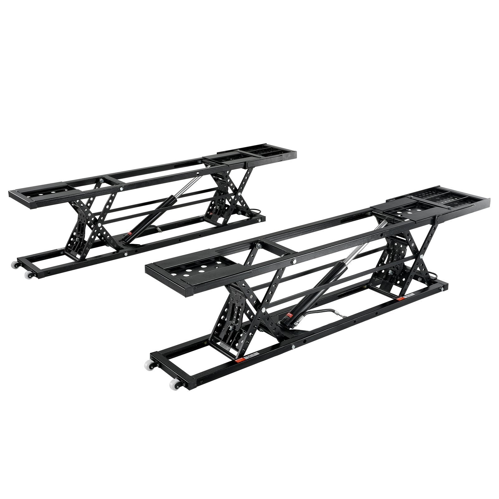 VEVOR 7,000 lb Portable Car Lift with Extended-Length Plates for workshop, garage, storage, or utility use