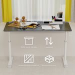 Height Adjustable Study Desk for Home Office workspace desk setup