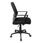 Techni Mobili Ergonomic Mesh Task Chair, Black for home office seating