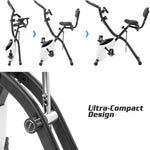 Folding Stationary Bike with 16-Level Magnetic Resistance, 300 lb Capacity detail image 50