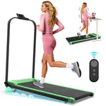Foldable Under-Desk Walking Pad with Handlebar & Incline under-desk walking pad