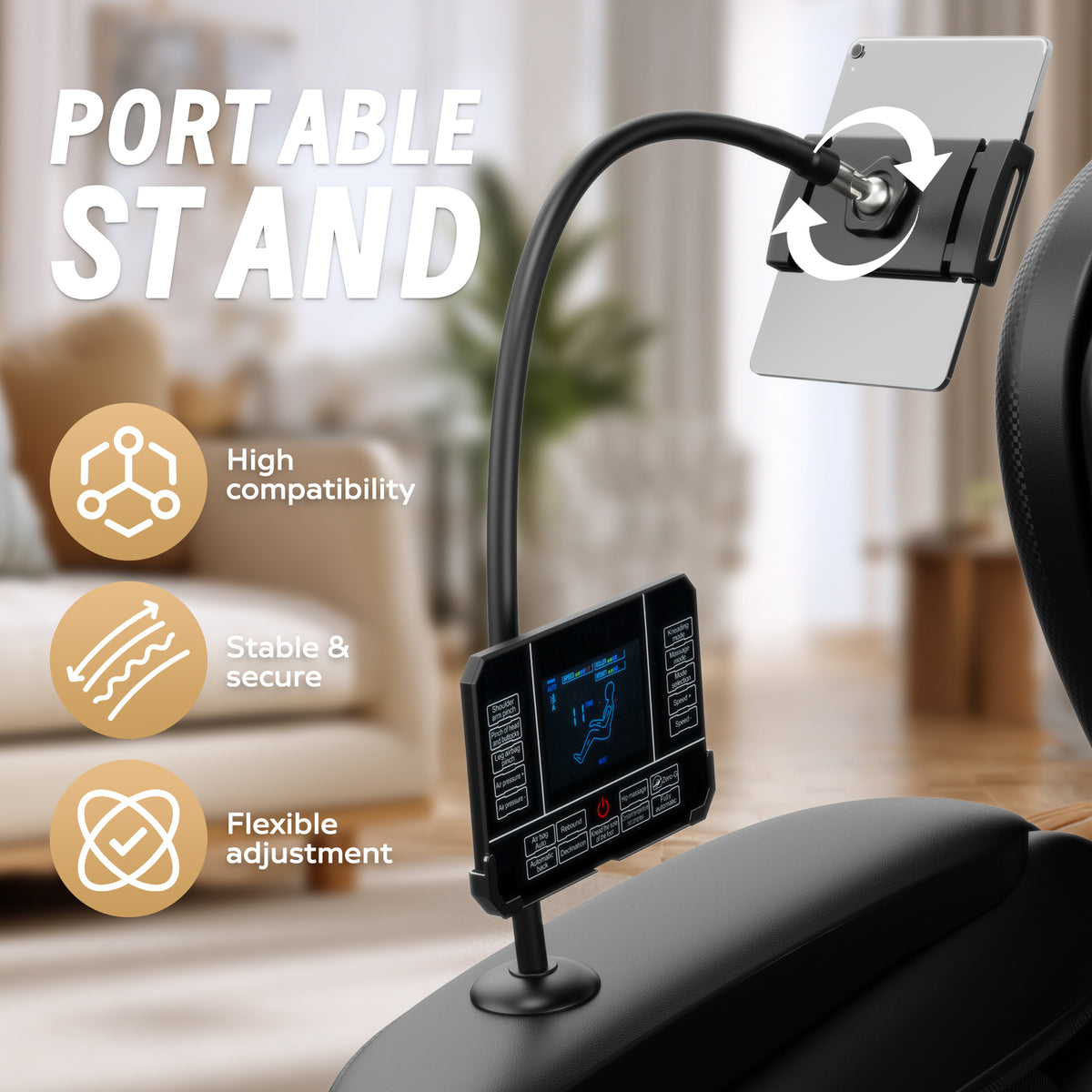 Zero Gravity Massage Chair with Bluetooth Speakers detail image 10