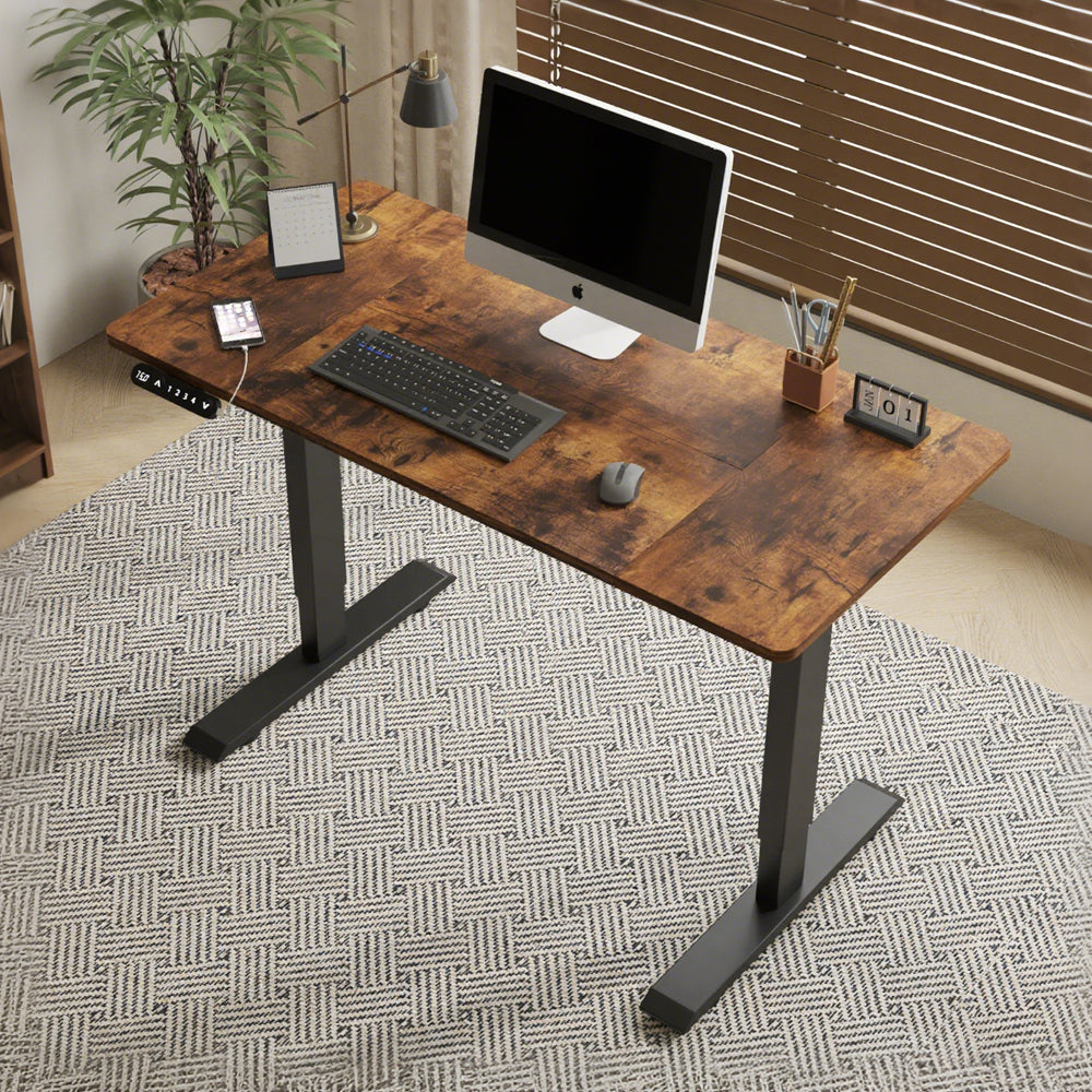 55" x 24" Electric Standing Desk workspace desk setup