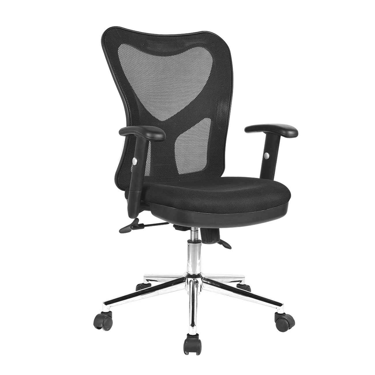 Techni Mobili High-Back Mesh Office Chair, Black for home office seating