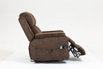 Oversized Lay Flat Recliner with Heat and Massage, Extended Footrest, Cup Holderr detail image 7