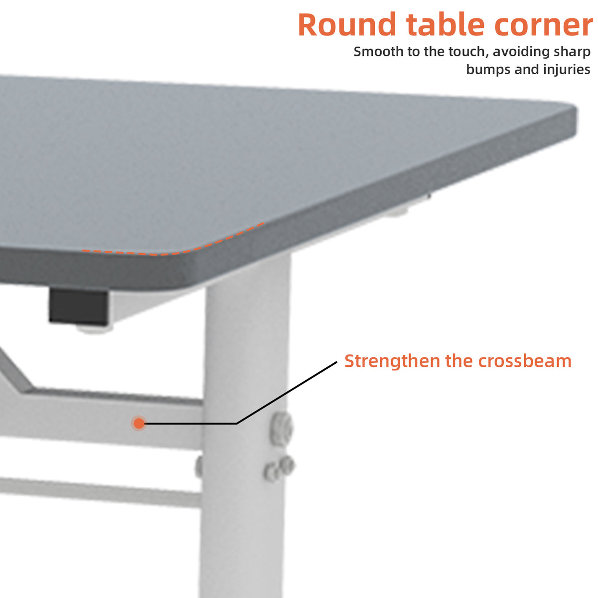 Height Adjustable Study Desk for Home Office workspace desk setup
